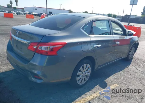 2017 Nissan Sentra S из США, поврежденный, VIN 3N1AB7AP4HY220197